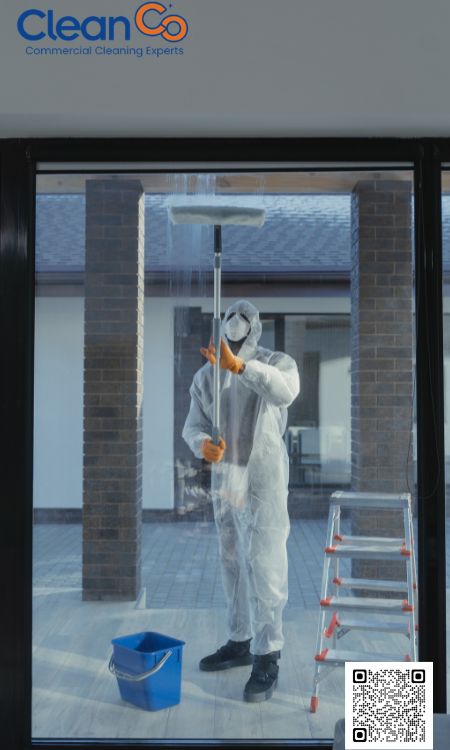 What products does Clean Co use for their commercial cleaning services?