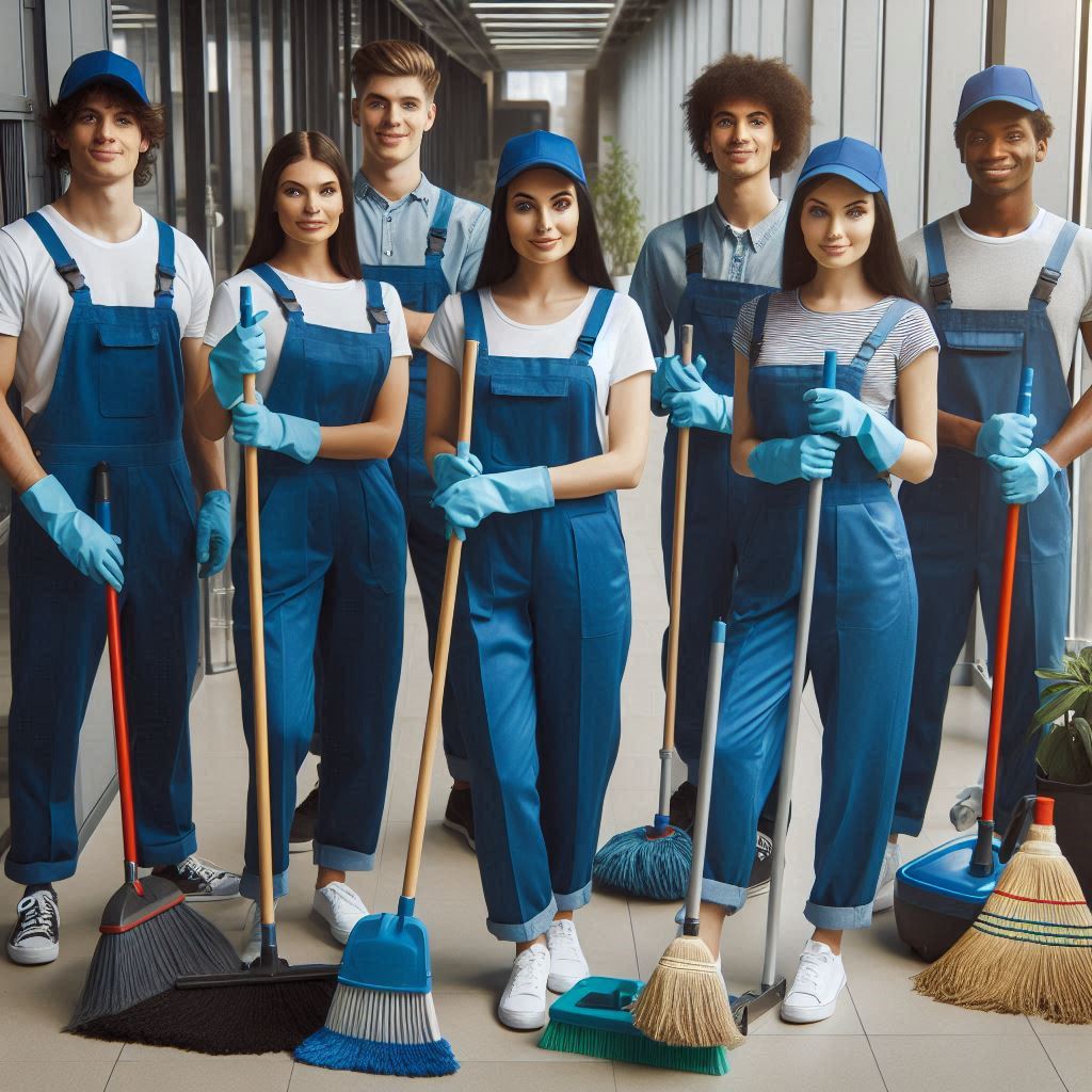 Implementing a systematic cleaning schedule for different areas